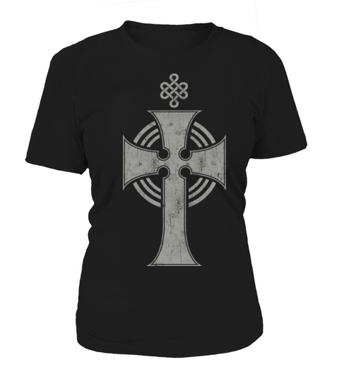 Beautiful Celtic Cross Design In Cool Vintage Women's T-Shirt