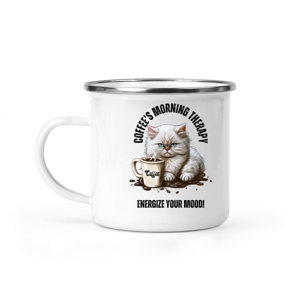 Coffees Morning Therapy Camping Mug