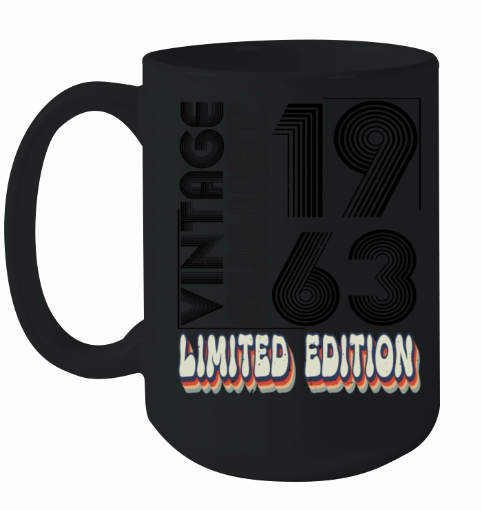 August 1963 birth Ceramic Mug