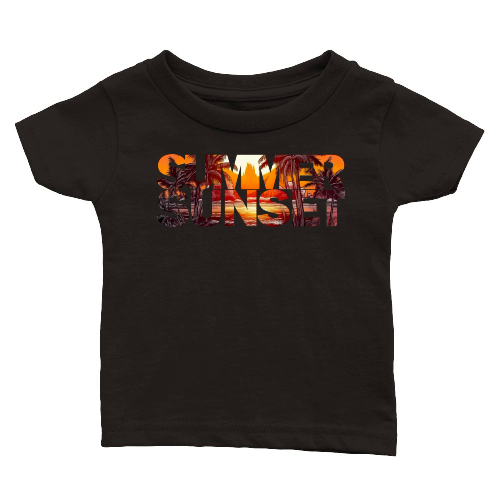 Summer Sunset v2 Classic Baby Crewneck T-shirt