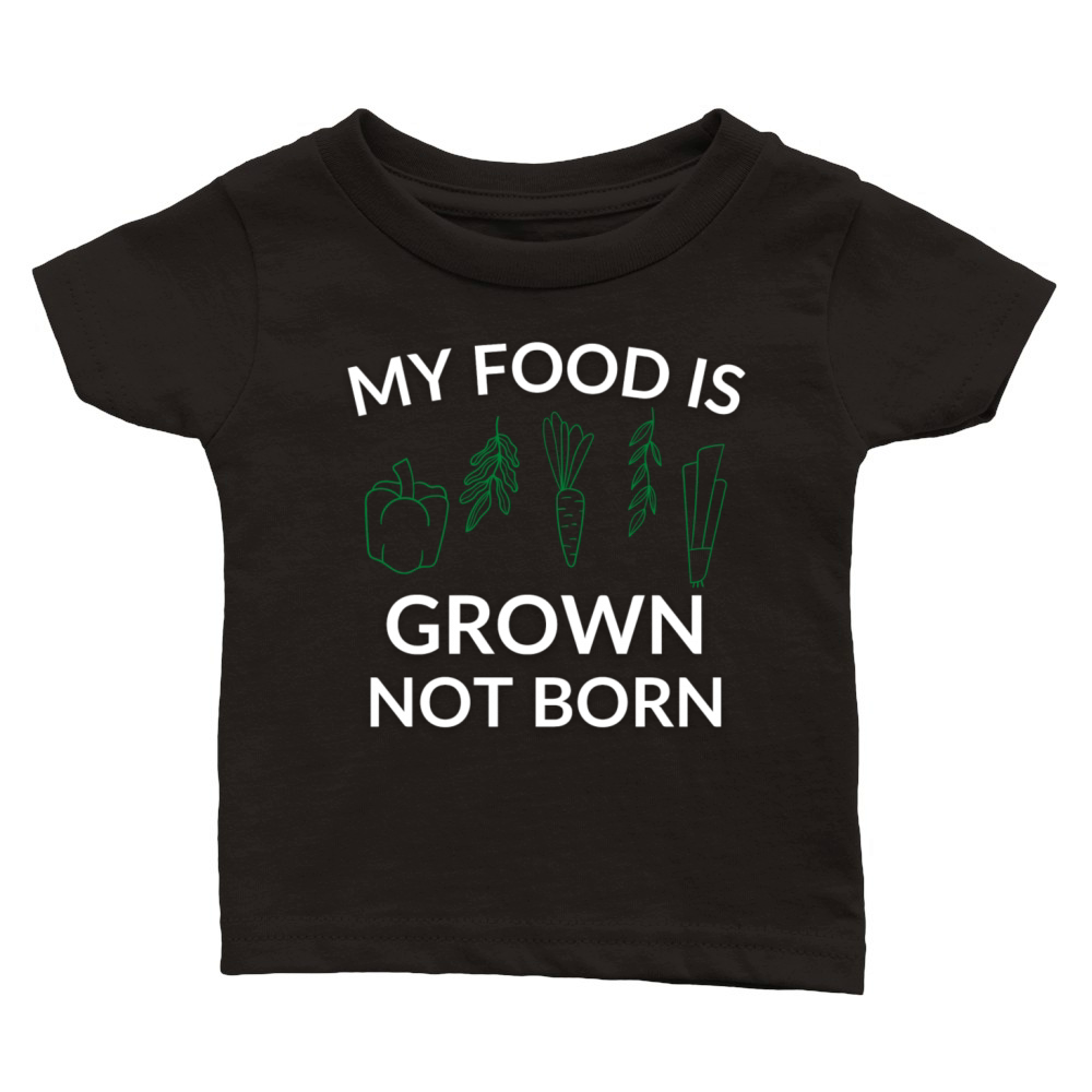 Whole Food Plant Based Lover Classic Baby Crewneck T-shirt