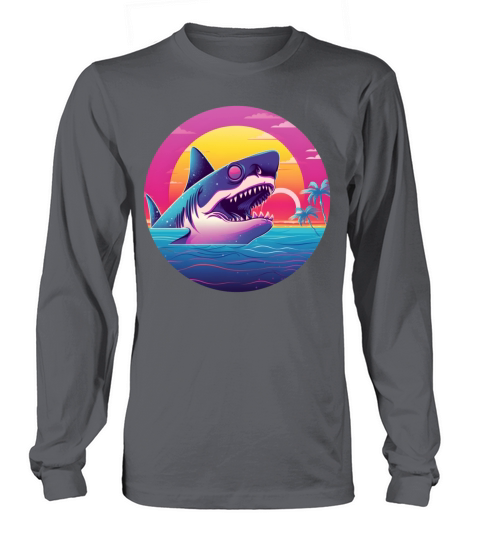 Vintage Shark Lovers Long sleeved Unisex