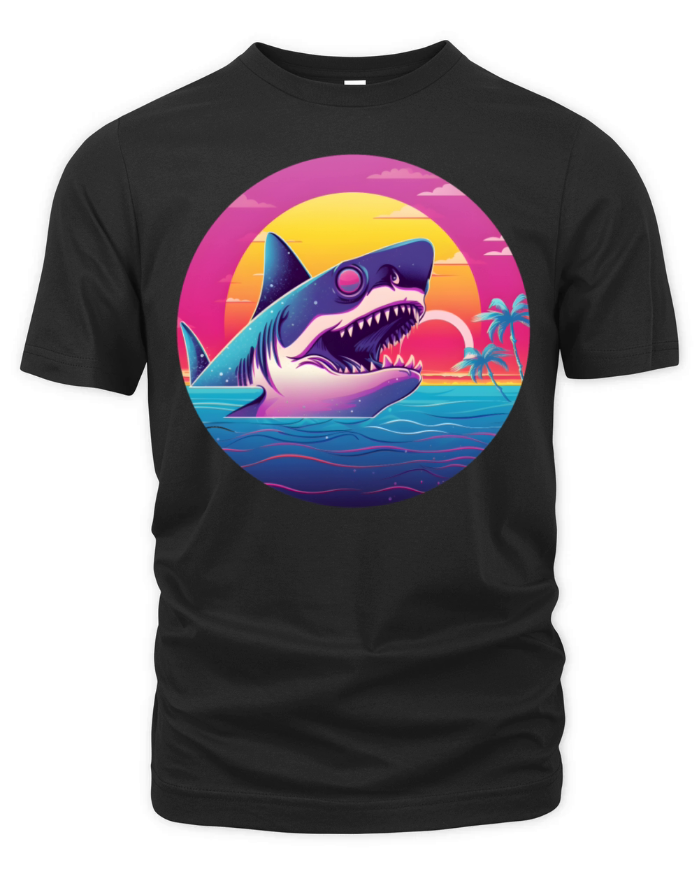 Vintage Shark Lovers Organic Unisex T-shirt