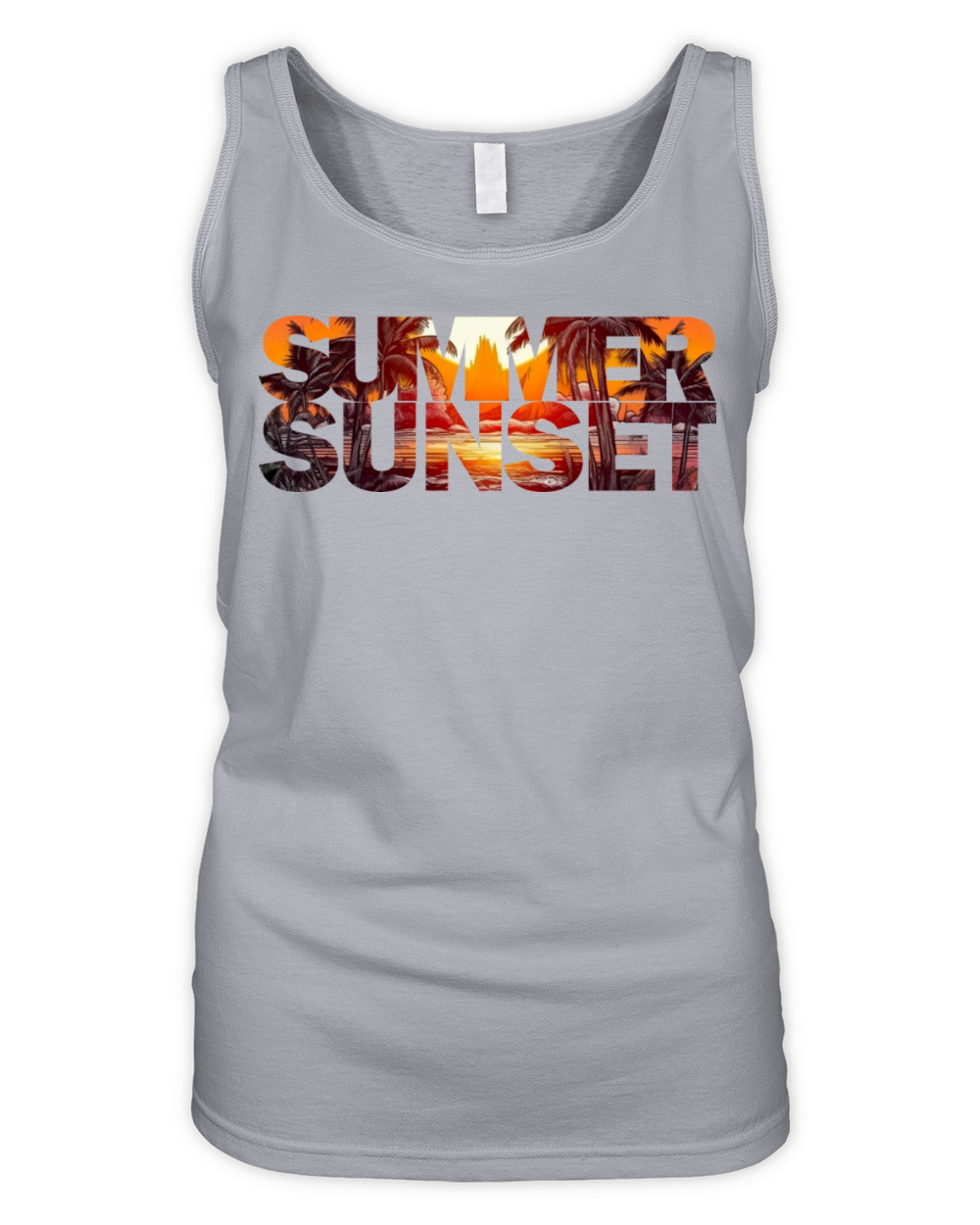 Summer Sunset v2 Organic Women's Tank Top