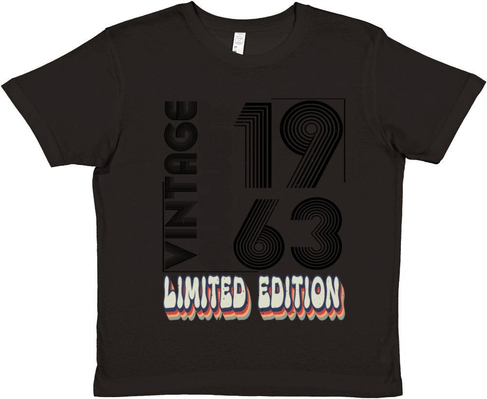 August 1963 birth Premium Kids Crewneck T-shirt