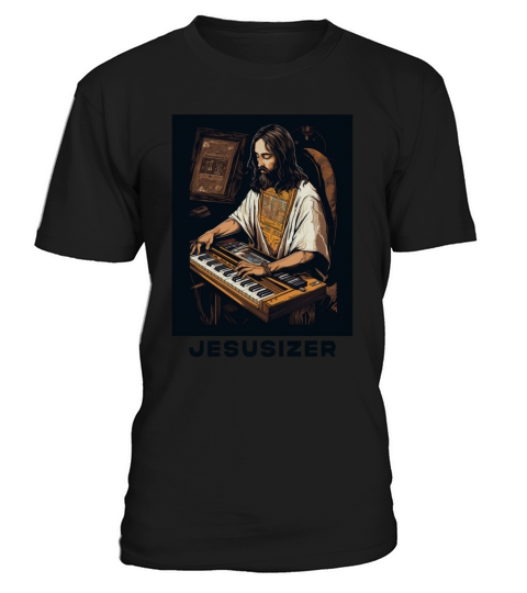 Jesusizer Vintage Jesus Synthesizer Analog Synth T-Shirt Unisex