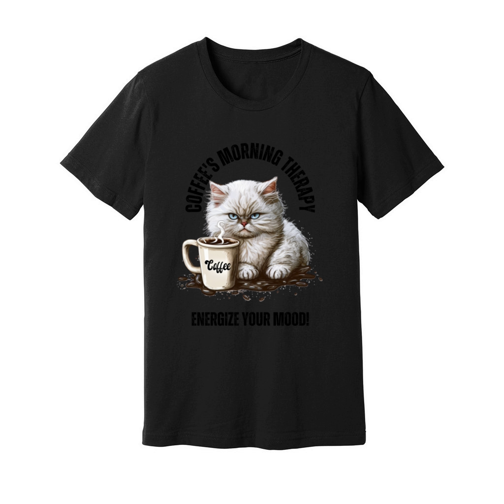 Coffees Morning Therapy Unisex Jersey Tee