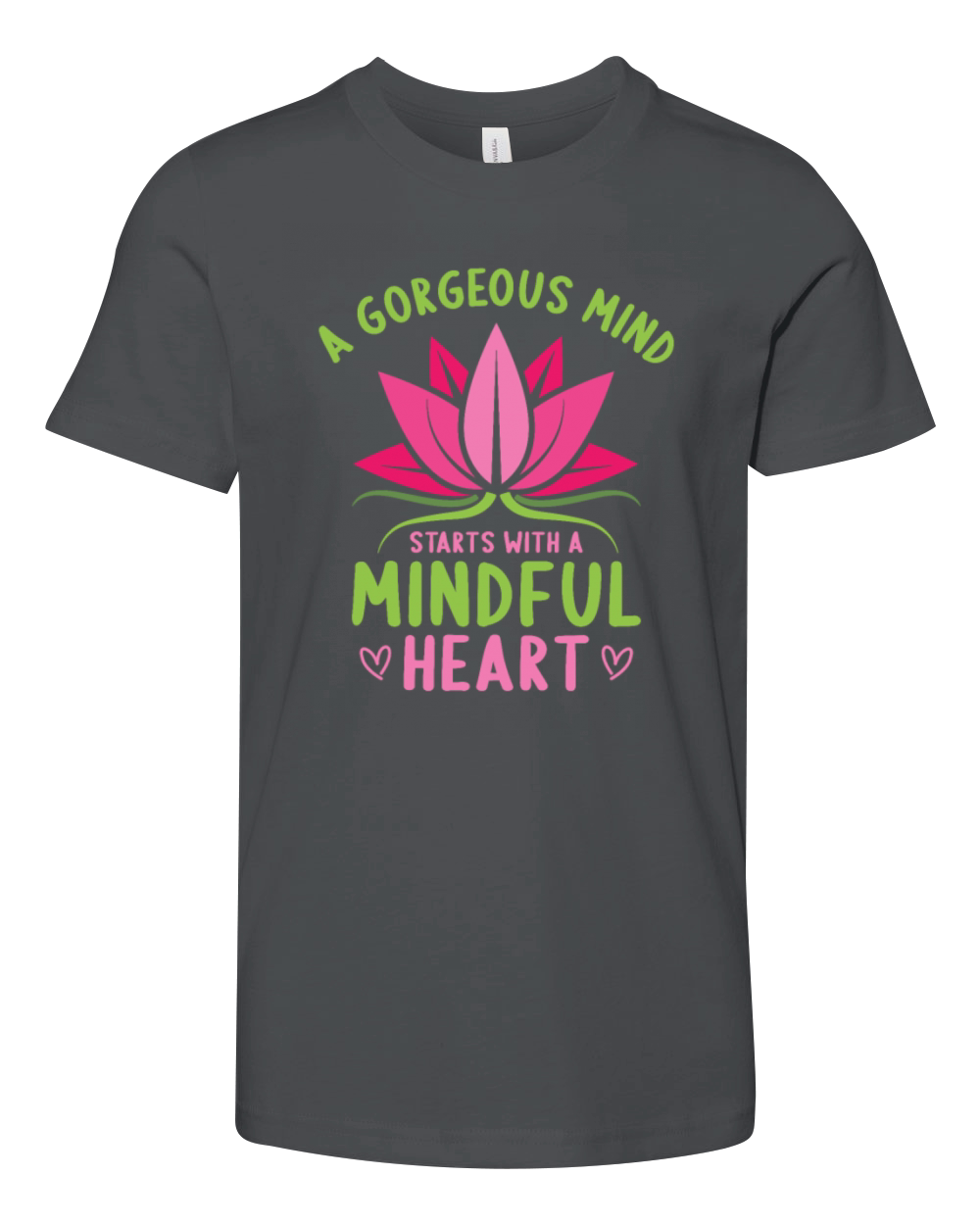 Mental Health Yoga Meditation Awareness Month Youth Unisex Jersey Tee