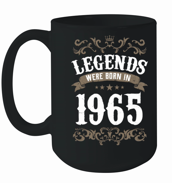 Vintage Legends Were Born In 1965 Birthday Ceramic Mug