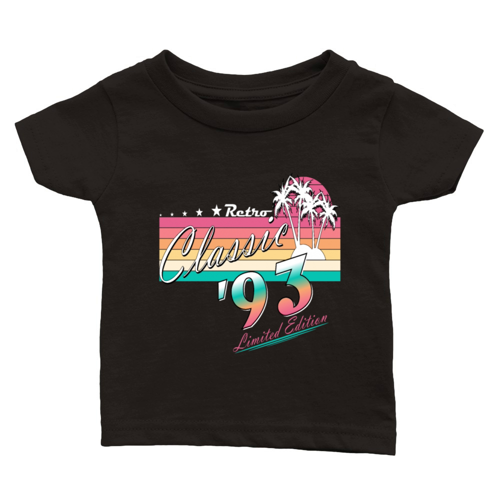 30th Birthday Vintage 1993 Classic 1993 Classic Baby Crewneck T-shirt