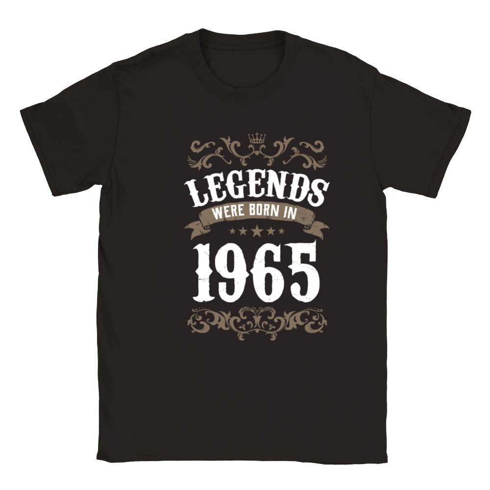 Vintage Legends Were Born In 1965 Birthday Classic Kids Crewneck T-shirt
