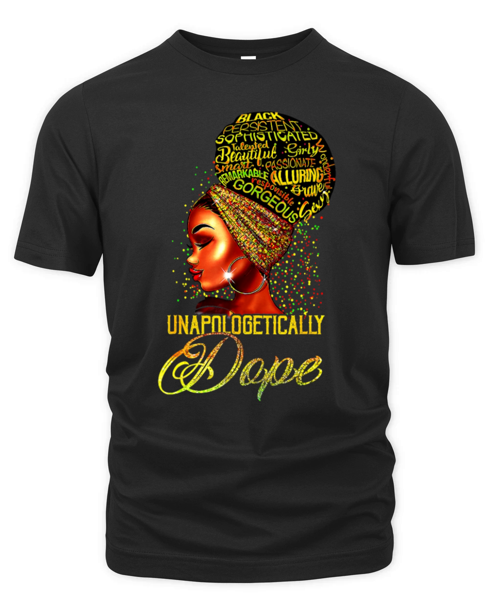 Dope Black History Month African American Organic Unisex T-shirt