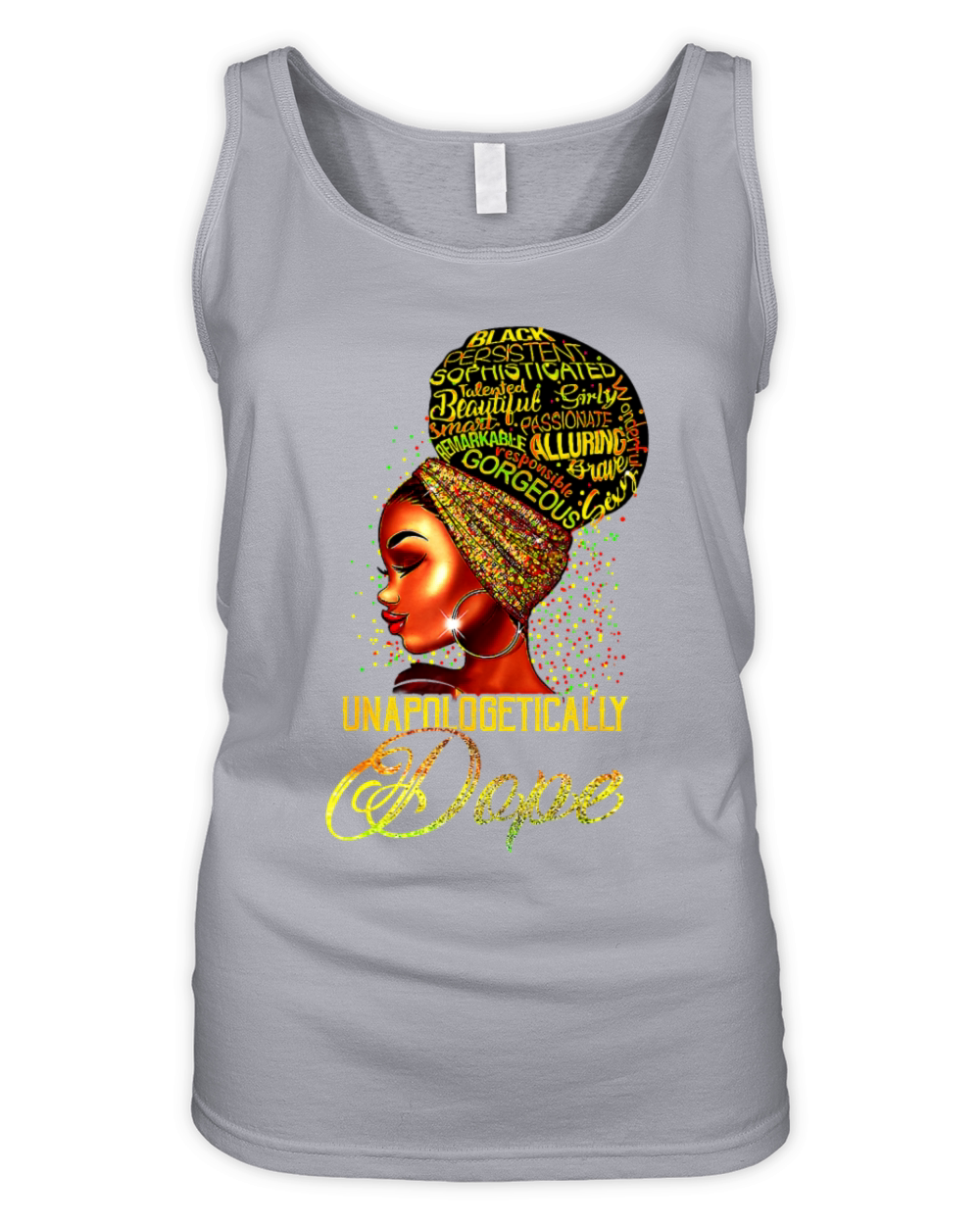 Dope Black History Month African American Organic Women's Tank Top
