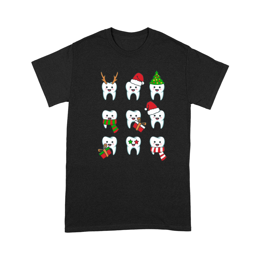 Christmas Tooth Teeth Dentist Premium T-shirt