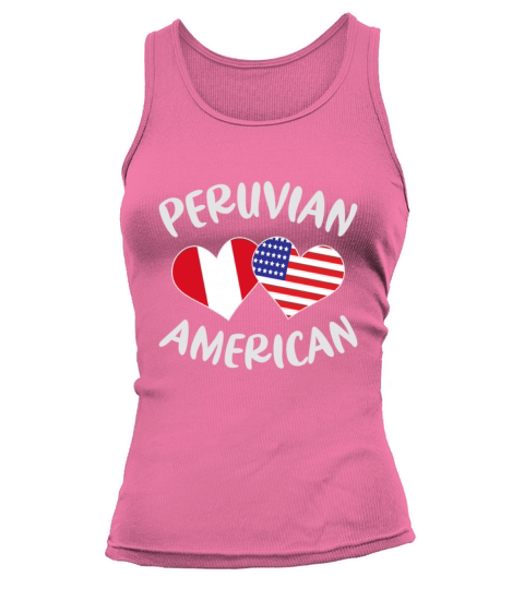 Peruvian American Flag Patriot Roots Tank top Woman