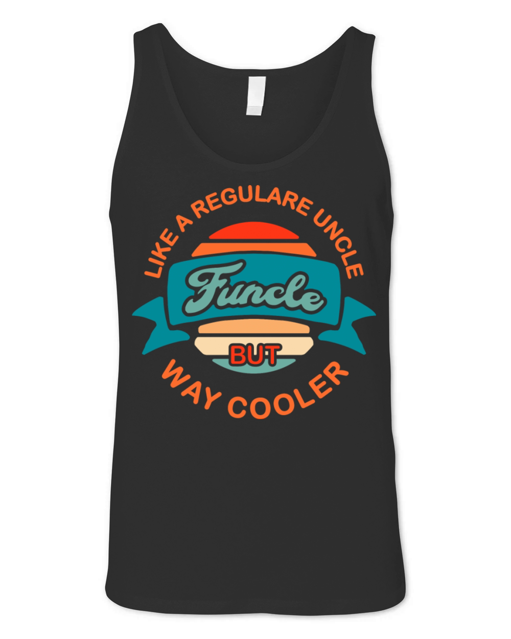 Funcle Funny Uncle Vintage Funcle Definition Of Unisex Jersey Tank