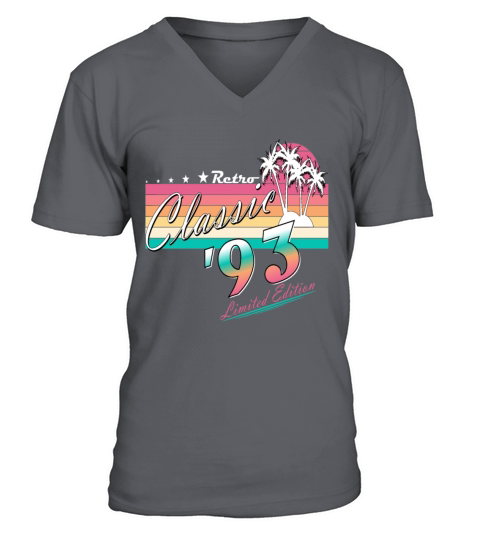 30th Birthday Vintage 1993 Classic 1993 V-Neck T-shirt