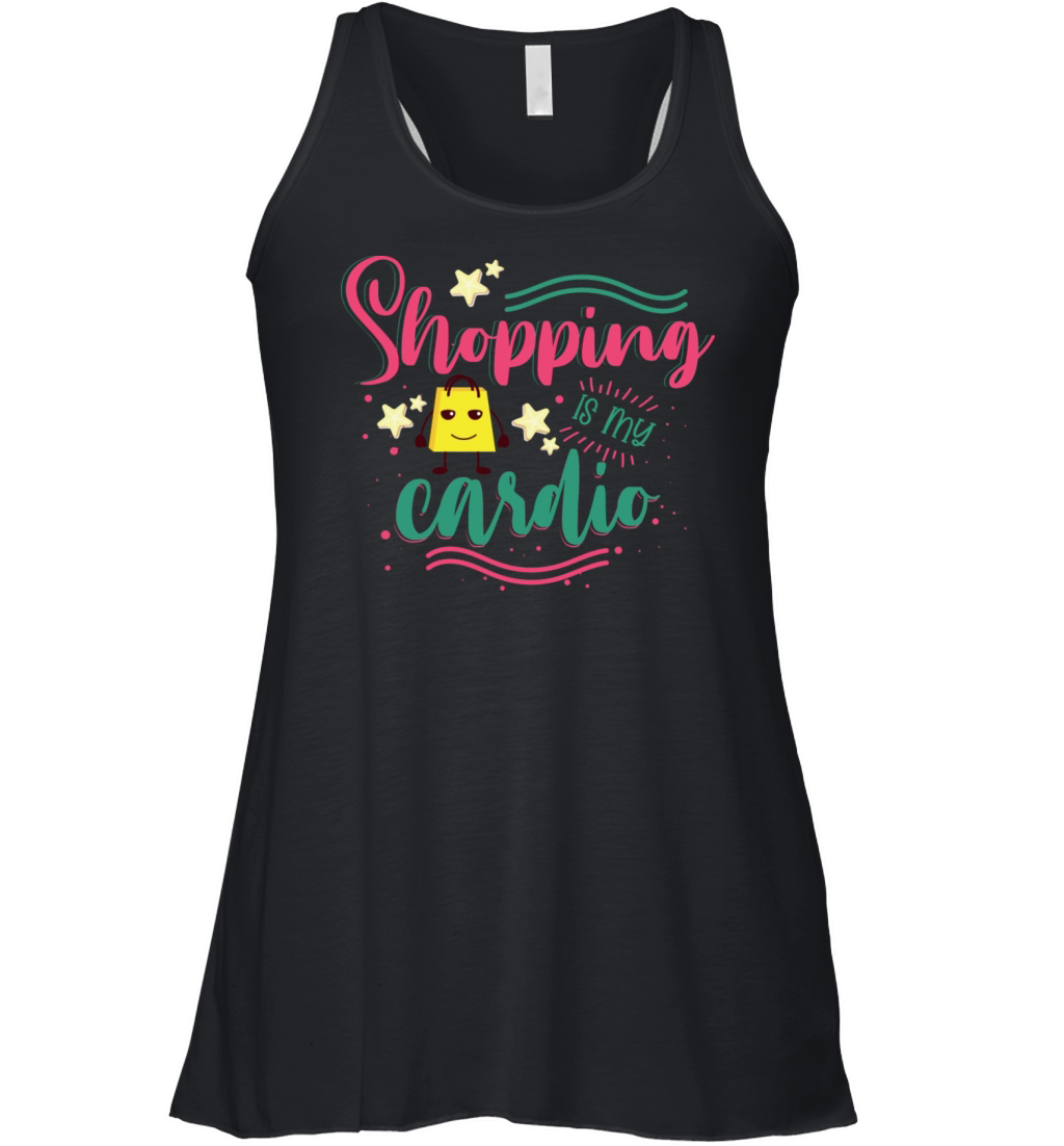 Shopping Is My Cardio Women's Flowy Tank Top