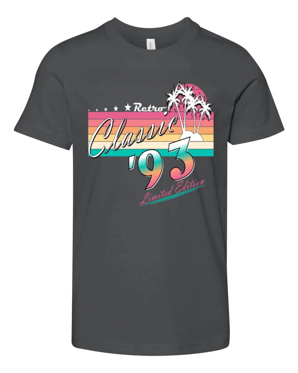30th Birthday Vintage 1993 Classic 1993 Youth Unisex Jersey Tee