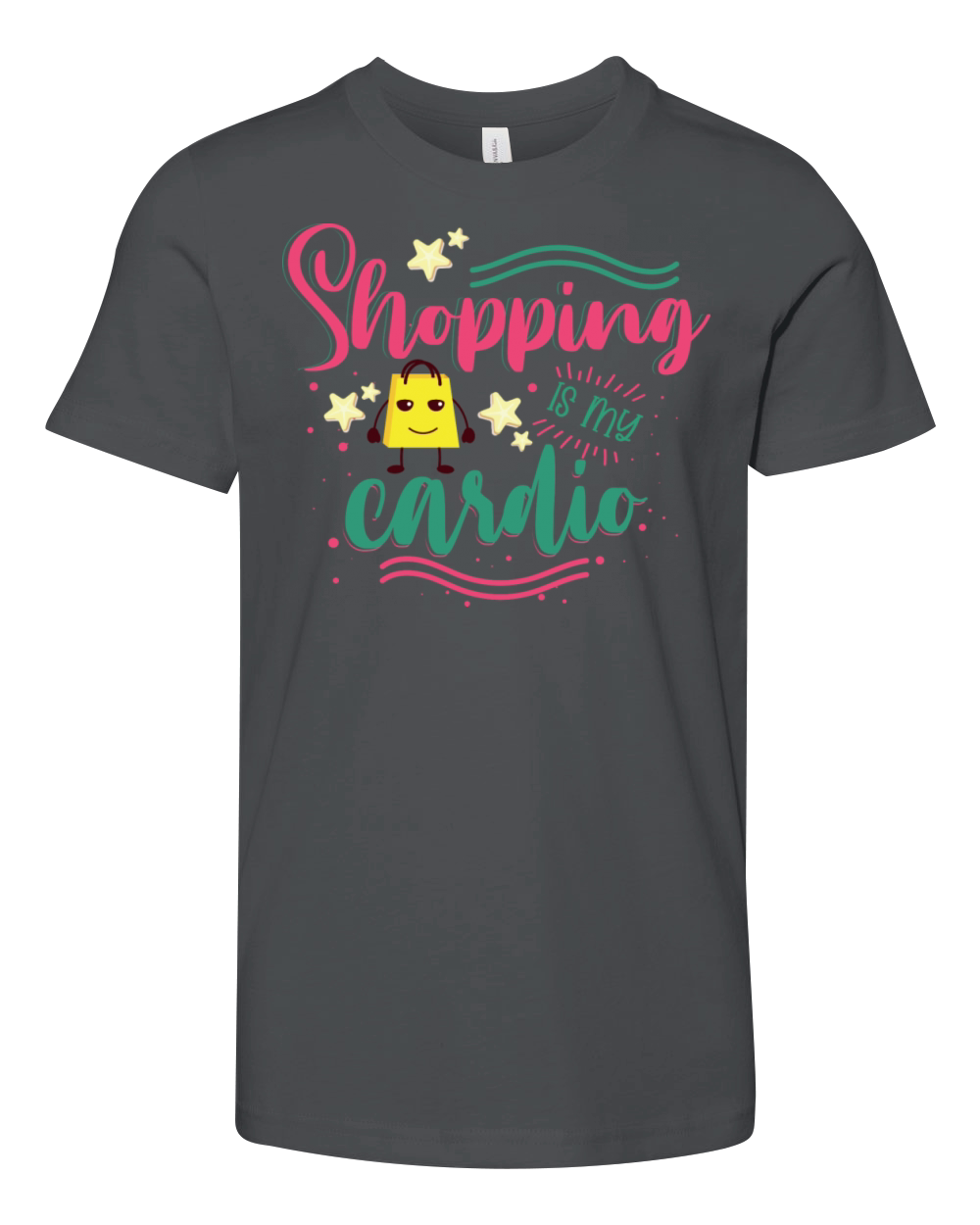 Shopping Is My Cardio Youth Unisex Jersey Tee
