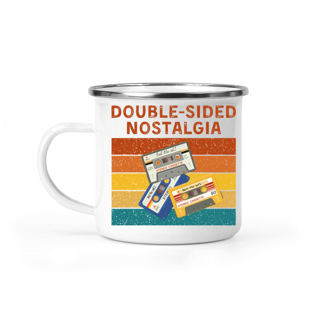 Double Sided Nostalgia Camping Mug
