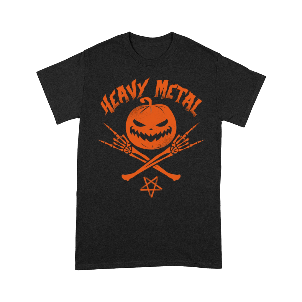 Heavy Metal Jack O Lantern Comfort T-shirt