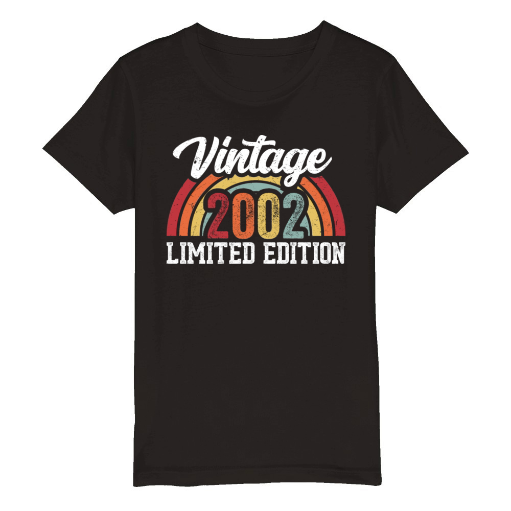 Vintage 2002 Limited Edition Organic Kids Crewneck T-shirt