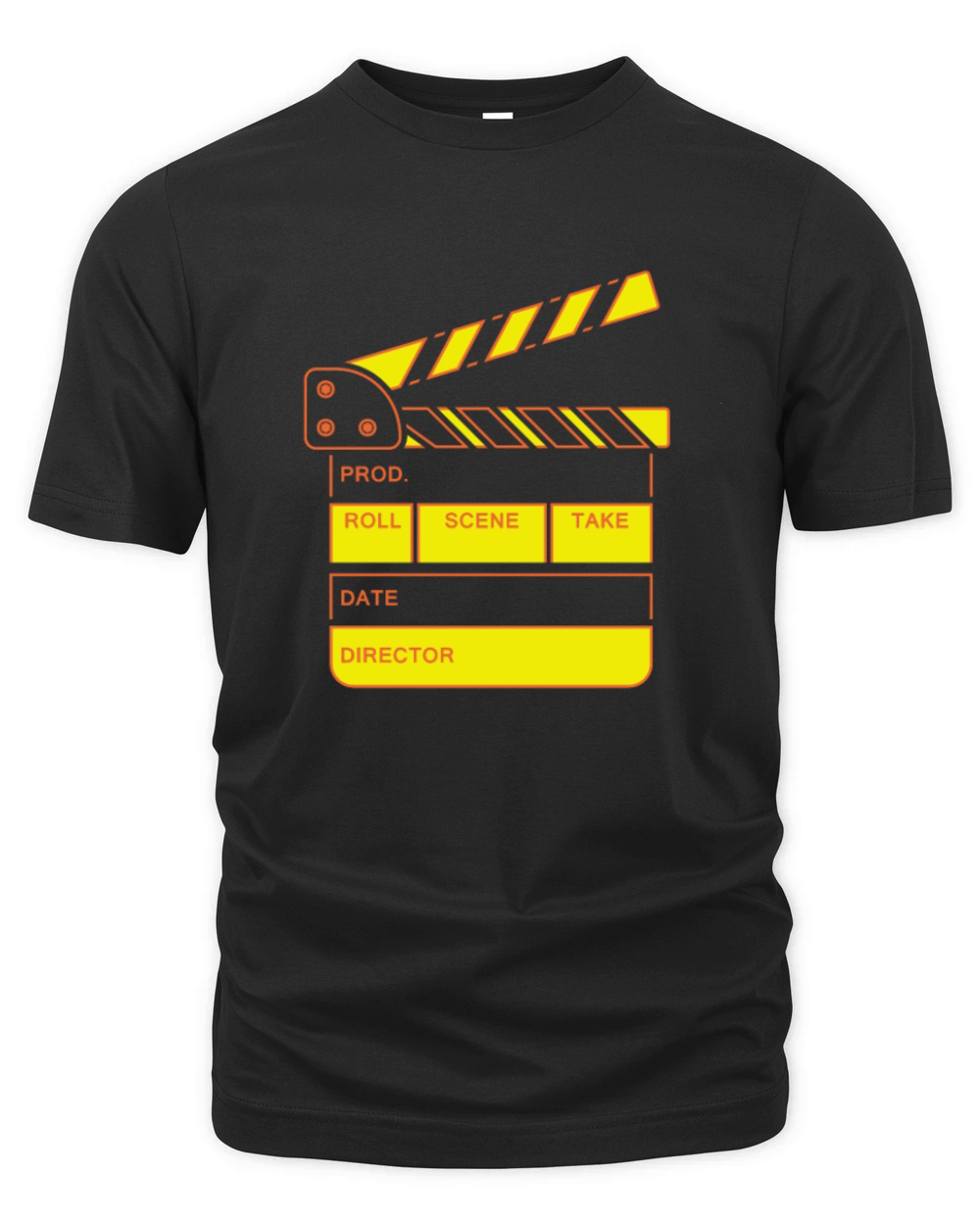 Vintage Film Clapper Director Musical Actor Organic Unisex T-shirt