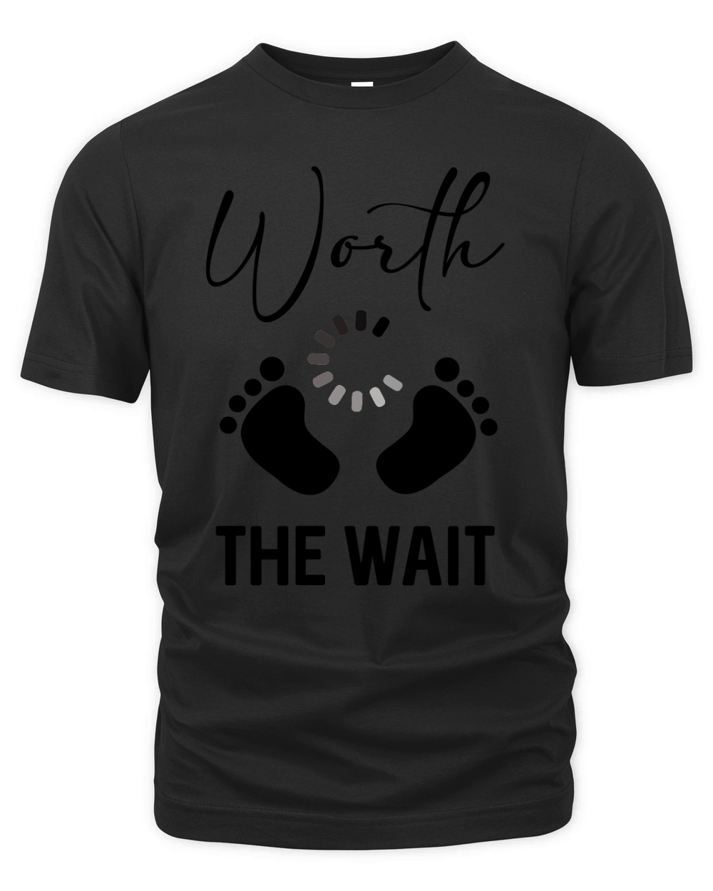 Worth The Wait Organic Unisex T-shirt