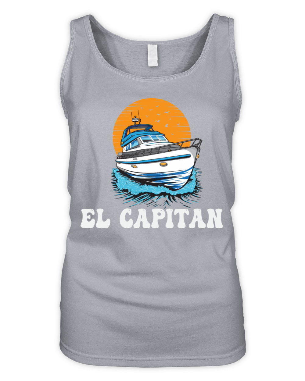 El Capitan Pontooning Motorboat Owner Lake Life Organic Women's Tank Top
