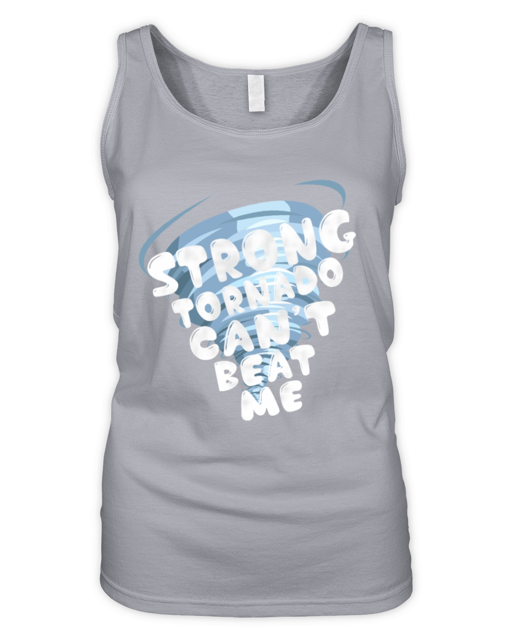 Strong Tornado Cant Beat Me Organic Women's Tank Top