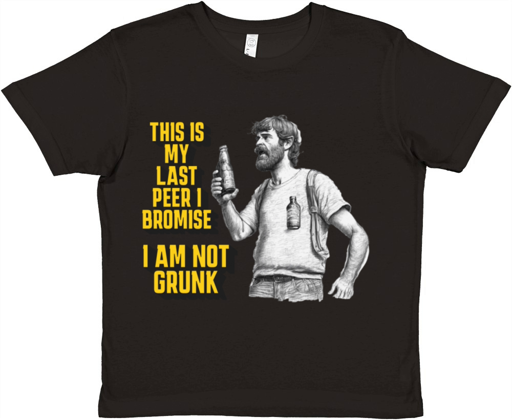 I AM NOT GRUNK Premium Kids Crewneck T-shirt