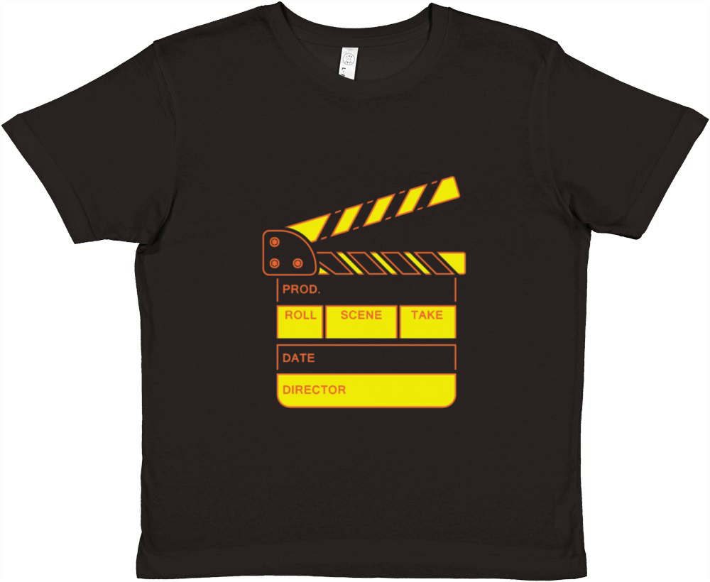 Vintage Film Clapper Director Musical Actor Premium Kids Crewneck T-shirt