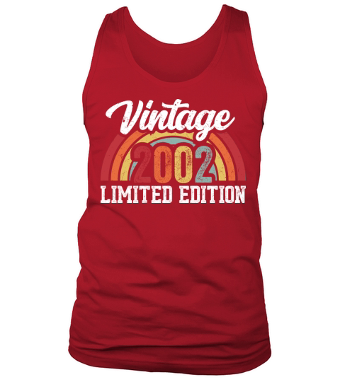 Vintage 2002 Limited Edition Tank Top Unisex