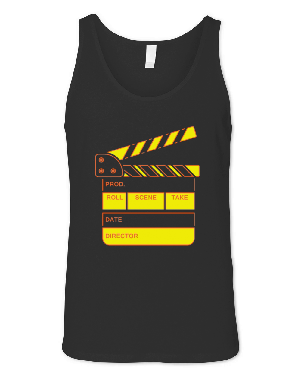 Vintage Film Clapper Director Musical Actor Unisex Jersey Tank