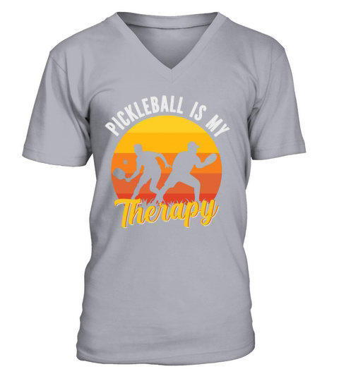 Pickleball is my Theraphy V-Neck T-shirt