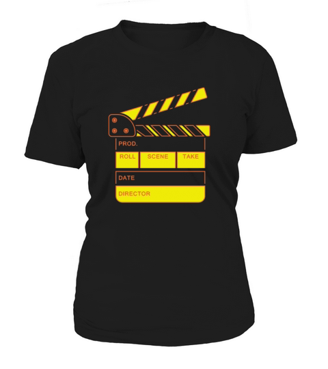 Vintage Film Clapper Director Musical Actor Women's T-Shirt