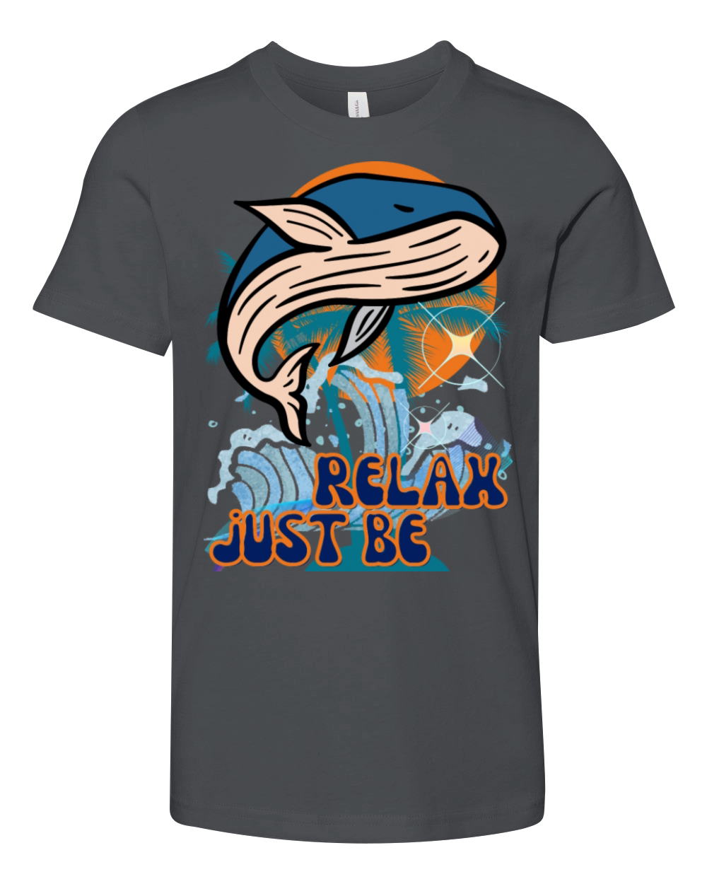 Relax Just Be Funny Whale Seika By Fp Youth Unisex Jersey Tee