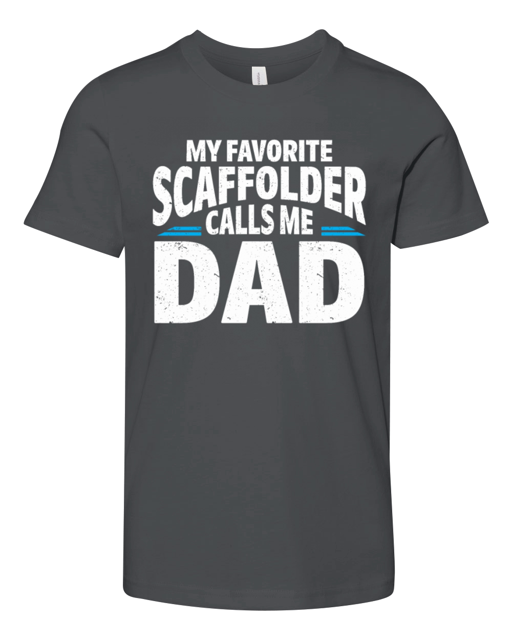 Scaffolder Gift Craftsman Job Scaffolder Youth Unisex Jersey Tee