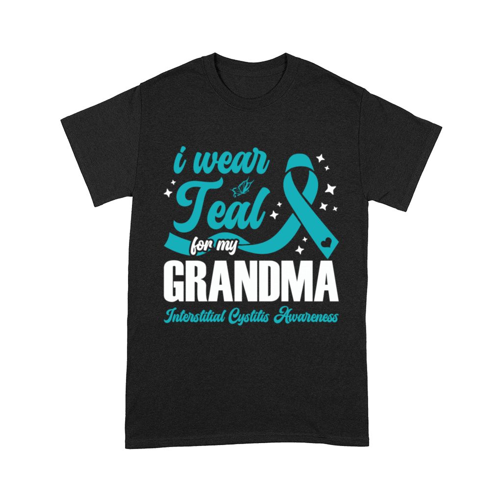 I Wear Teal For My Grandma Interstitial Cystitis Comfort T-shirt