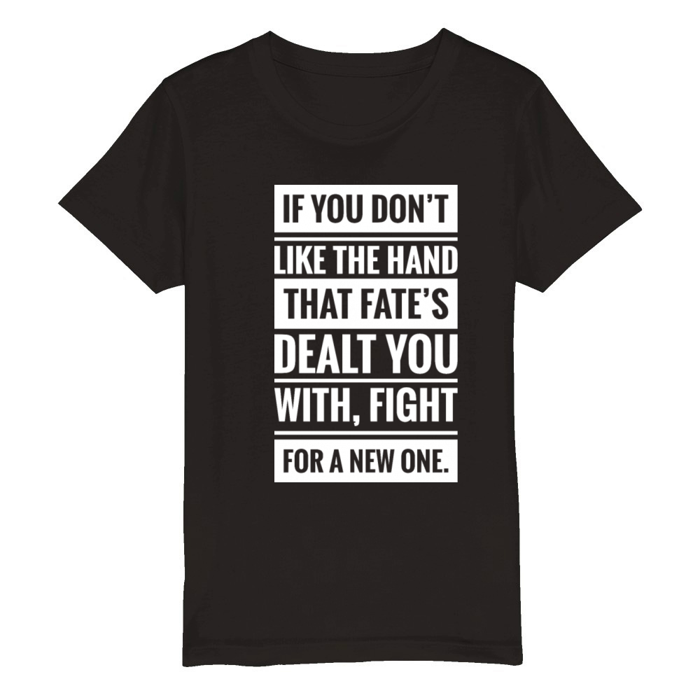 anime quote 2 Organic Kids Crewneck T-shirt