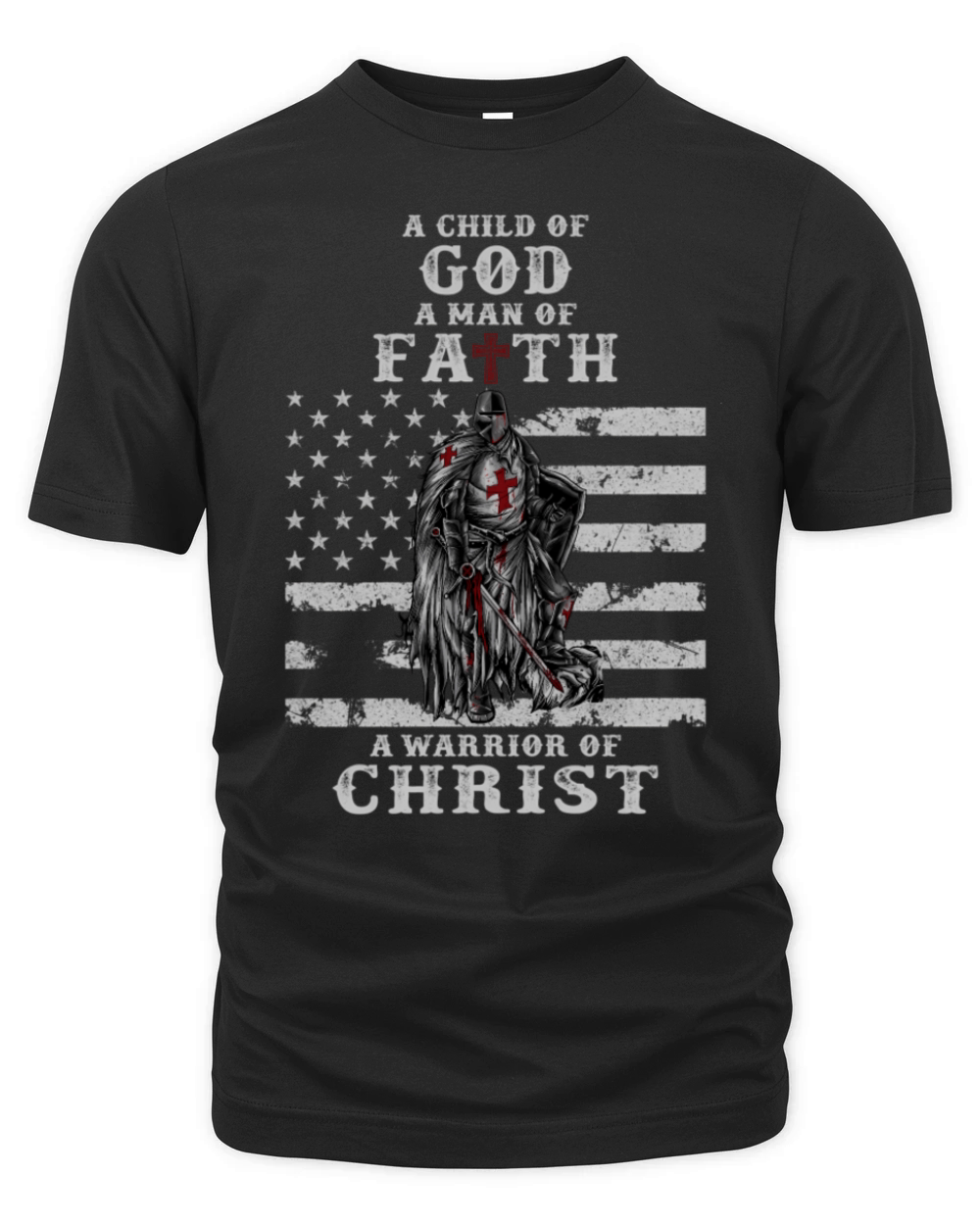 A Child Of God A Of Faith A Warrior Of Christ Organic Unisex T-shirt