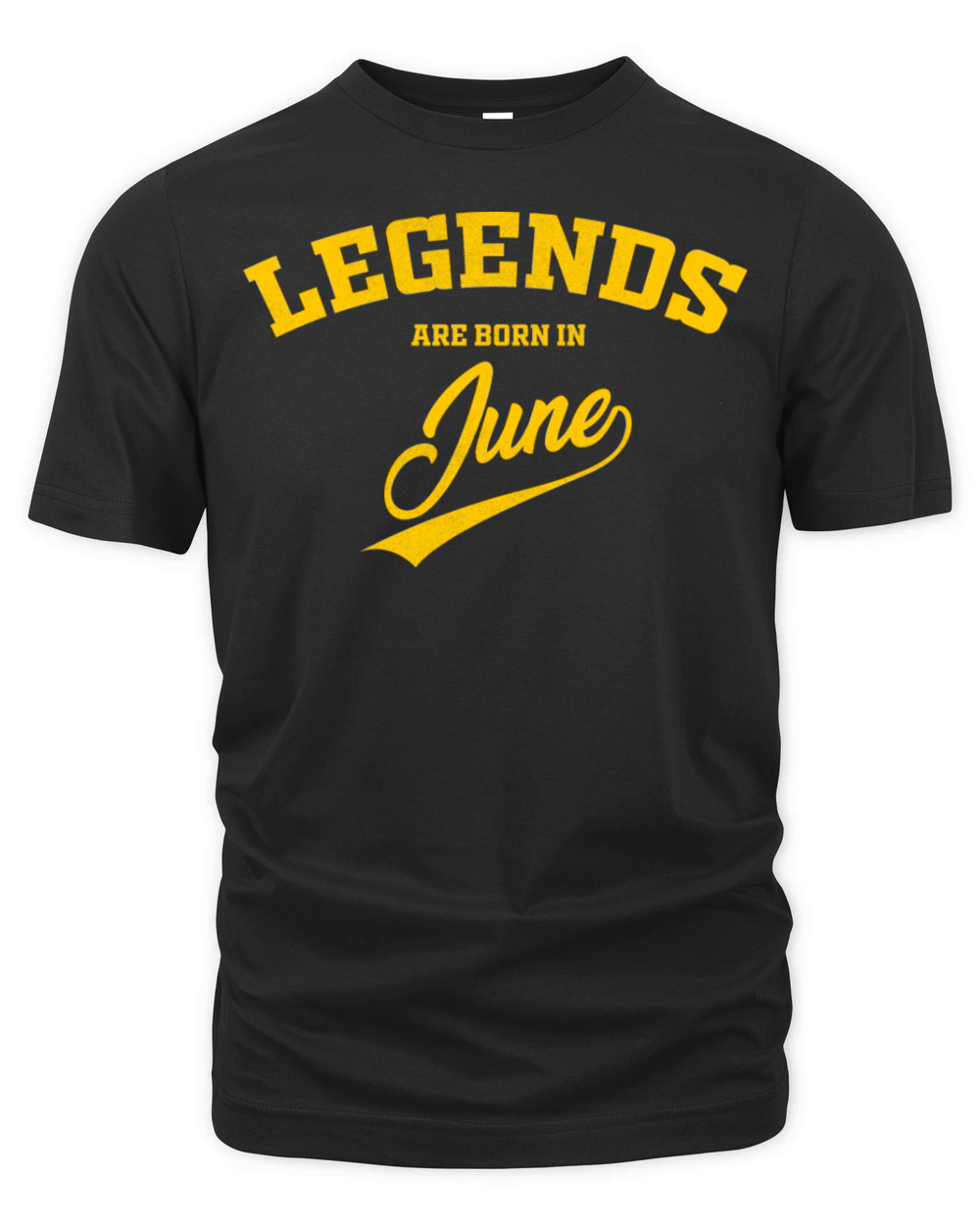 Legends Are Born In June Organic Unisex T-shirt