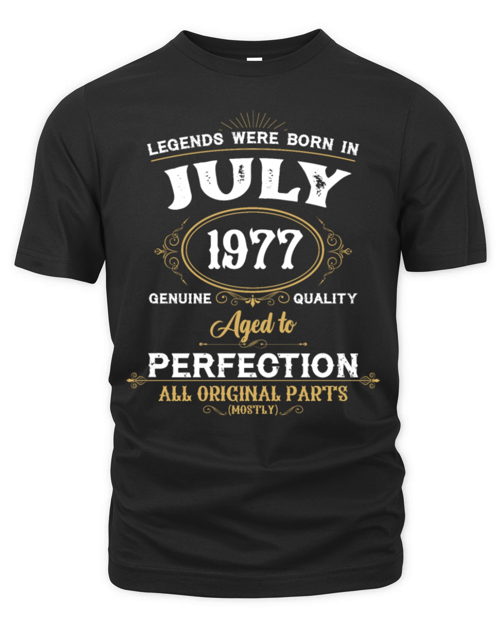 Legends Were Born In July 1977 Organic Unisex T-shirt