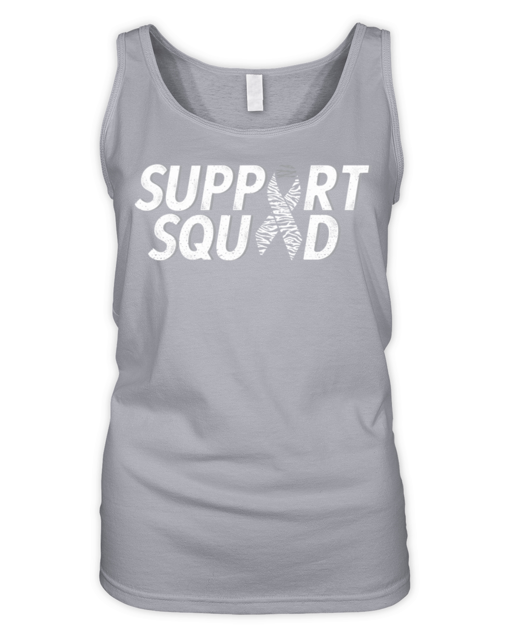 Support Squad Zebra Ribbon Carcinoid Cancer Awaren Organic Women's Tank Top