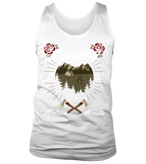 Camping vintage camper Tank Top Unisex