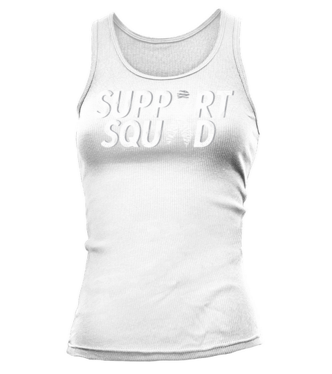 Support Squad Zebra Ribbon Carcinoid Cancer Awaren Tank top Woman