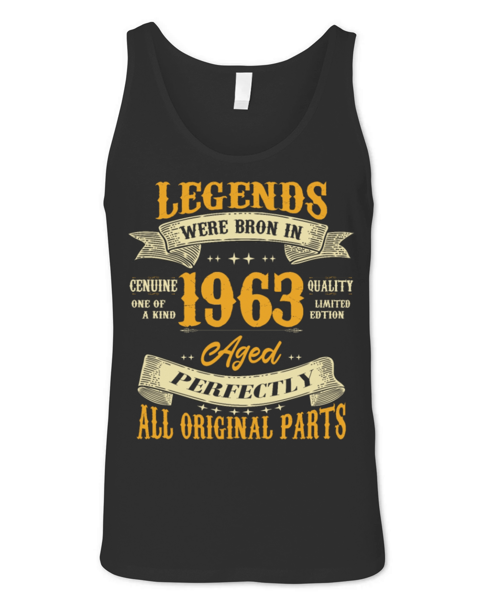 Vintage 1963 Unisex Jersey Tank