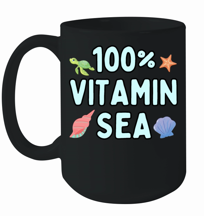 100 Percent Vitamin Sea Ceramic Mug