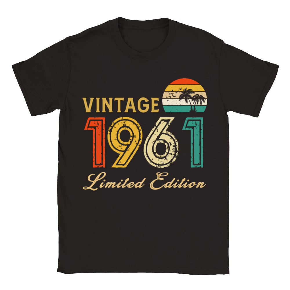 Vintage 1961 Limited Edition Made In 1961 Birthday Classic Kids Crewneck T-shirt